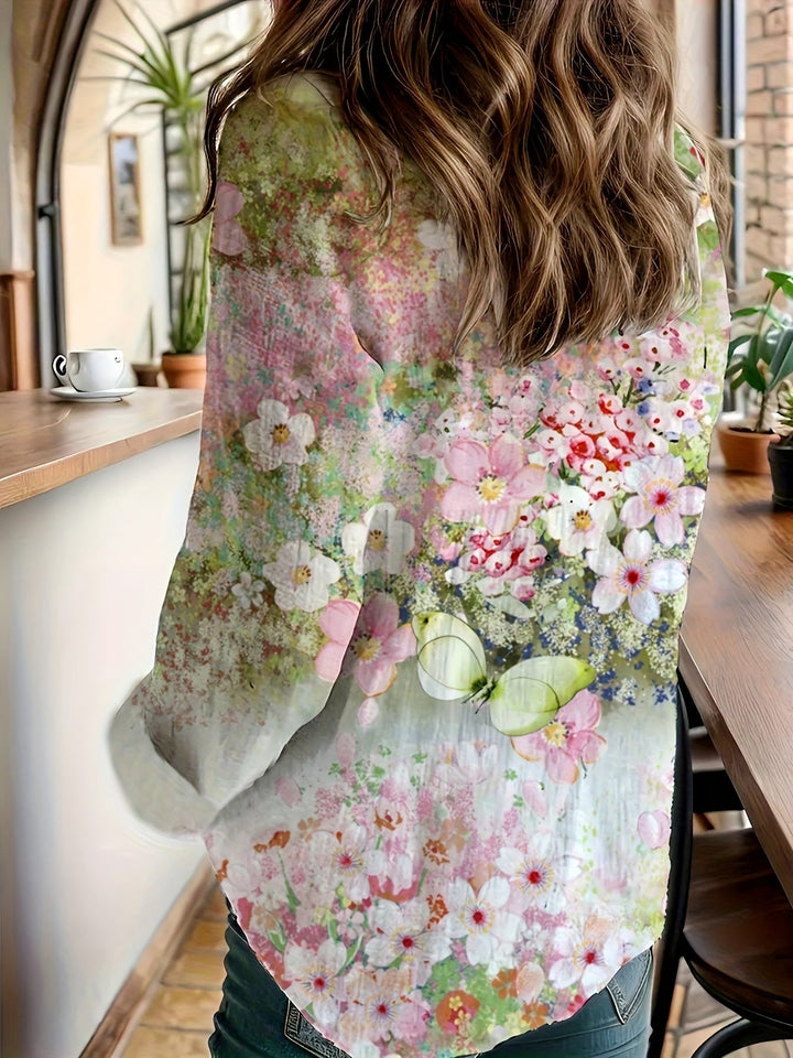 Leura Floral Boho Blouse - Asvori Melbourne