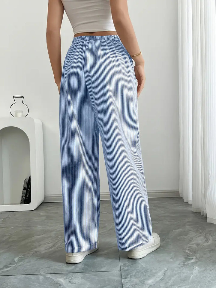 KARINA STYLISH STRIPED PANTS - Asvori Melbourne