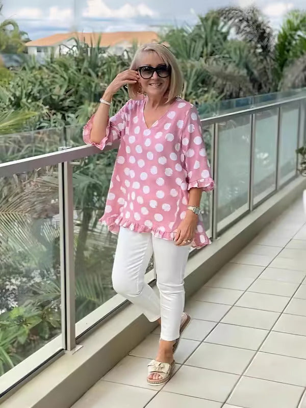 Evelyn Elegant Vintage Top - Asvori Melbourne