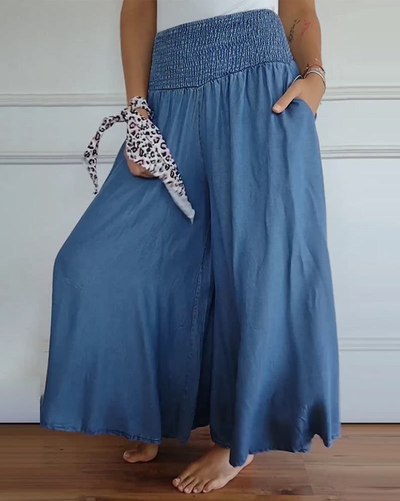 Mira Pants With Elastic Waist - Asvori Melbourne