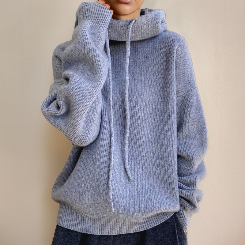 Isabelle Merino wool turtleneck jumper - Asvori Melbourne