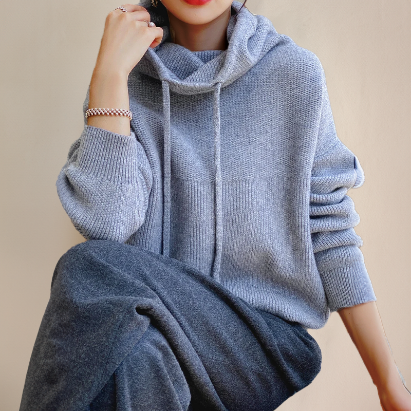 Isabelle Merino wool turtleneck jumper - Asvori Melbourne