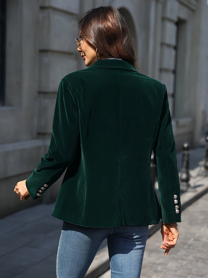 Miranda Timeless Velvet Blazer - Asvori Melbourne