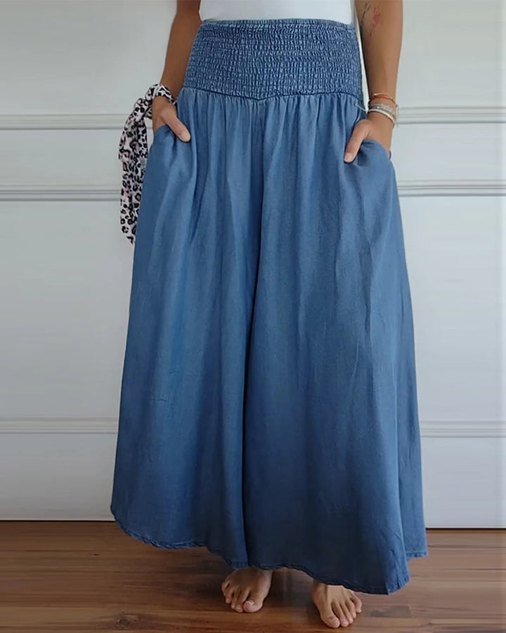 Mira Pants With Elastic Waist - Asvori Melbourne