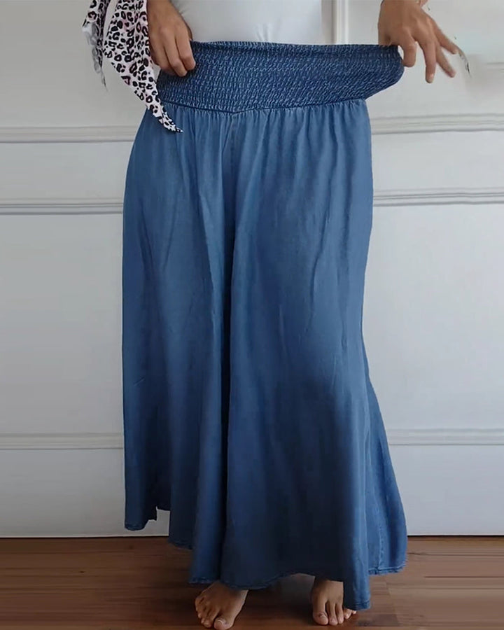 Mira Pants With Elastic Waist - Asvori Melbourne