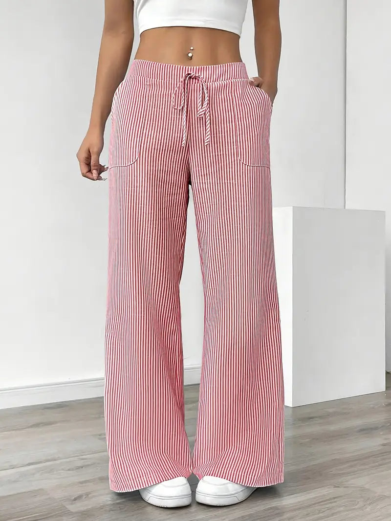 KARINA STYLISH STRIPED PANTS - Asvori Melbourne