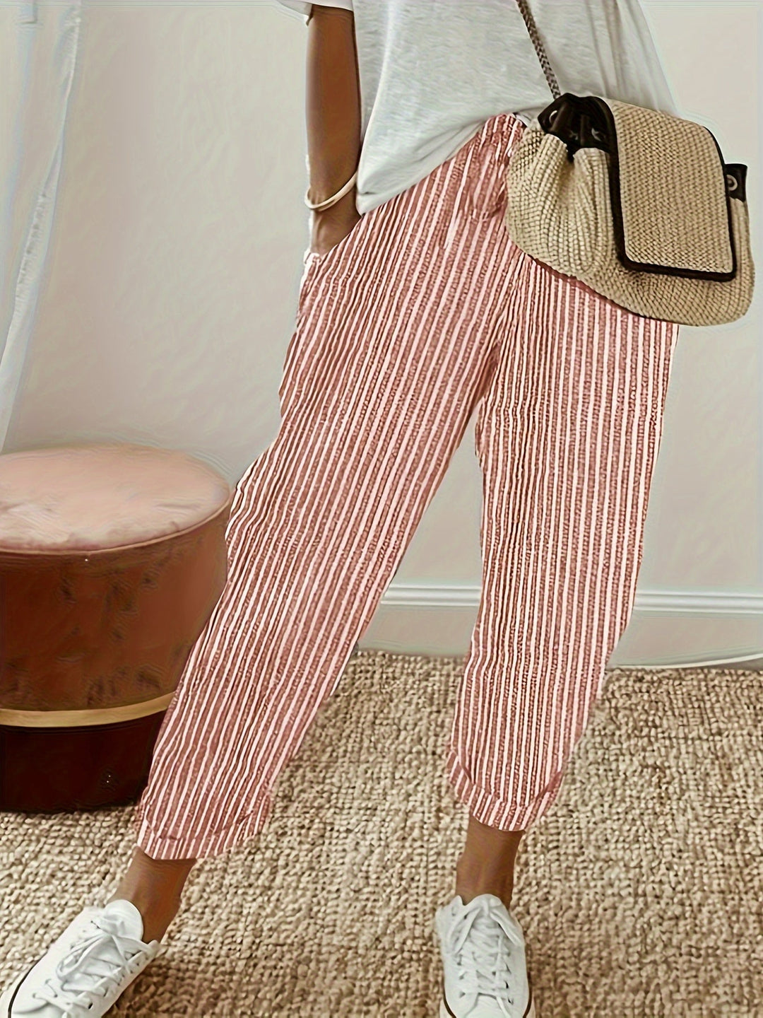 Amelia Stretch Waist Trouser - Asvori Melbourne