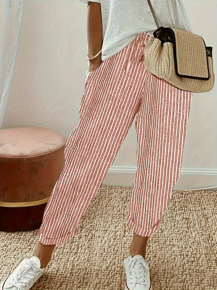 Amelia Stretch Waist Trouser - Asvori Melbourne