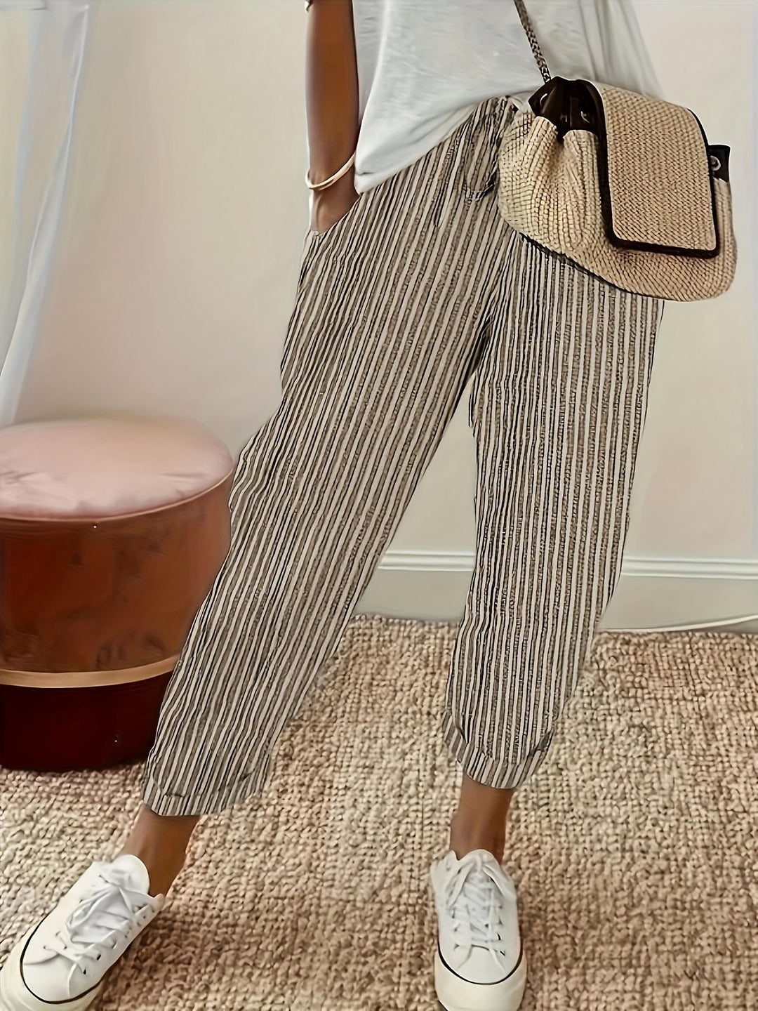 Amelia Stretch Waist Trouser - Asvori Melbourne