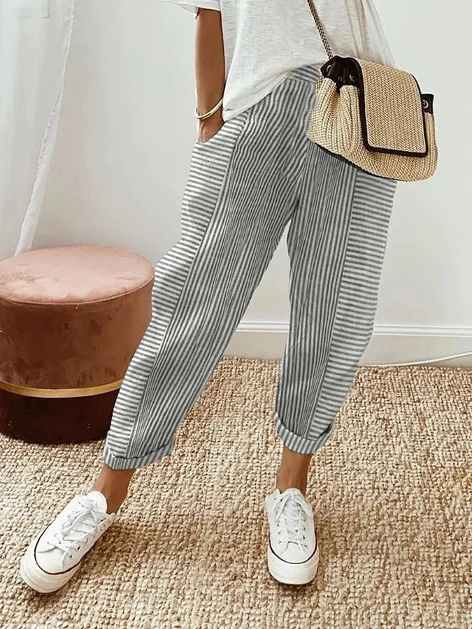 Lore Striped Pants - Asvori Melbourne