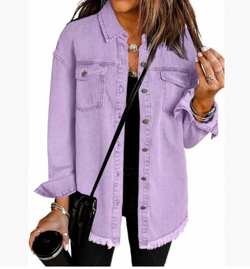 Roxane Classic Everyday Denim Jacket - Asvori Melbourne