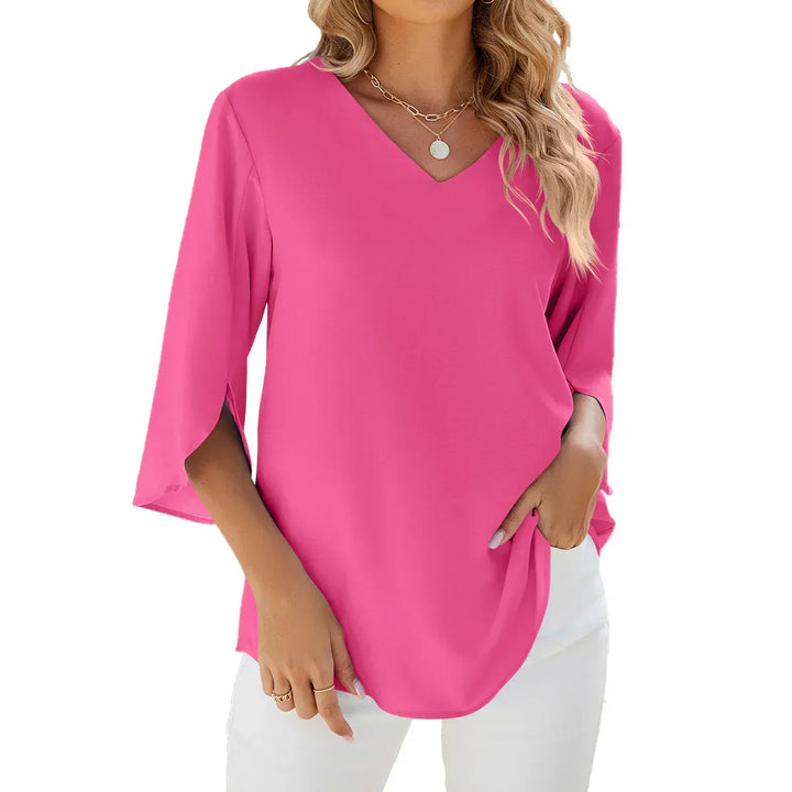 Vicky Blouse with V-Neck - Asvori Melbourne