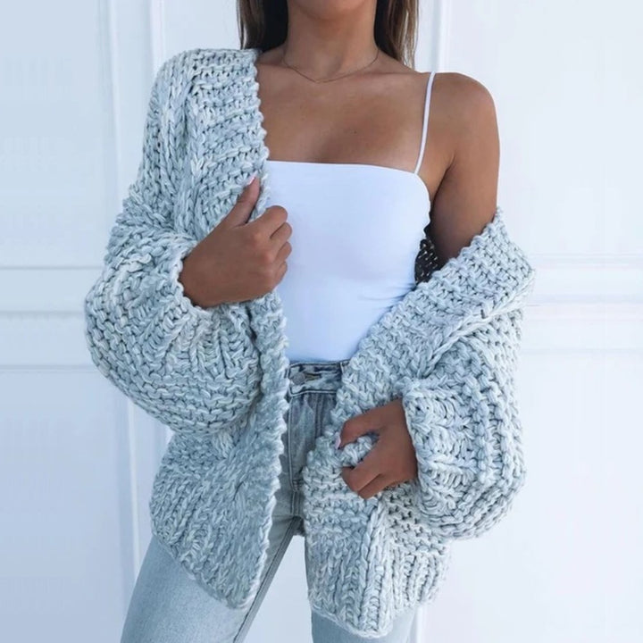 Kaye Chunky Knit Relaxed Cardigan - Asvori Melbourne