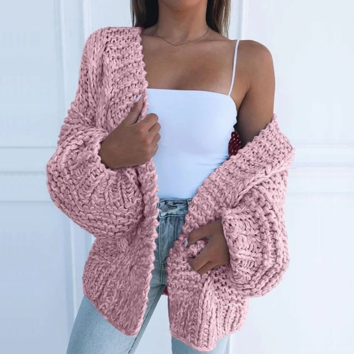 Kaye Chunky Knit Relaxed Cardigan - Asvori Melbourne