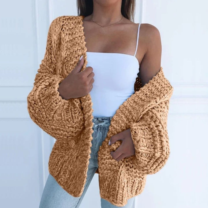 Kaye Chunky Knit Relaxed Cardigan - Asvori Melbourne