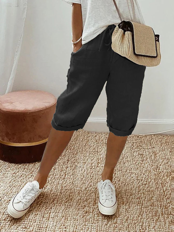 EMMA Cotton-Linen Women's Pants - Asvori Melbourne
