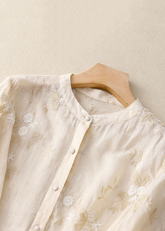 Madison Elegant Embroidered Blouse - Asvori Melbourne