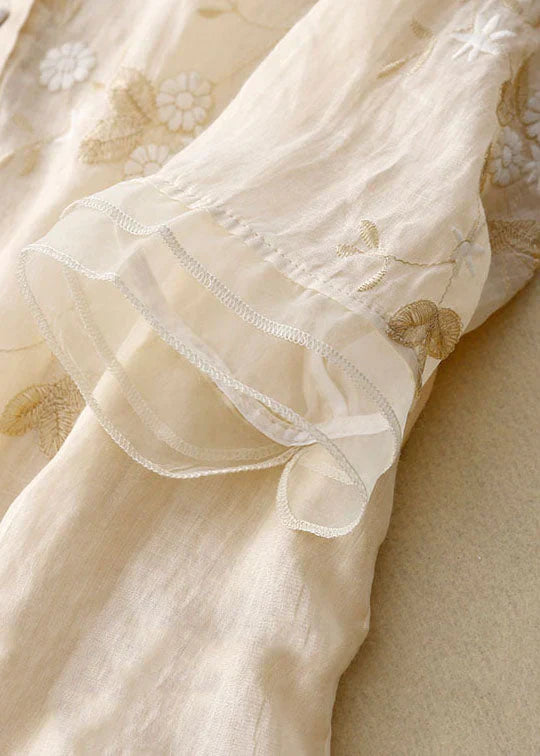 Madison Elegant Embroidered Blouse - Asvori Melbourne