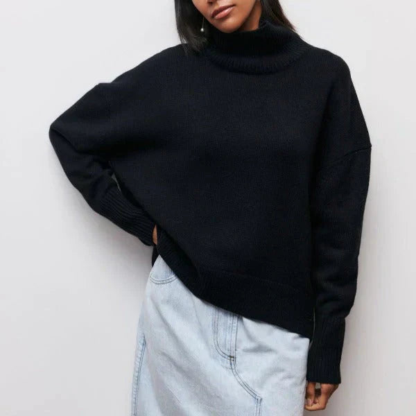 Mia Cozy Turtleneck Sweater - Asvori Melbourne