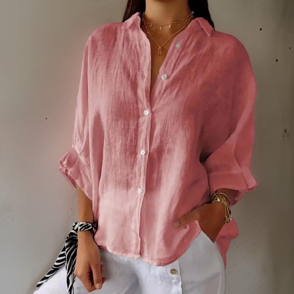 Giulianen Elegant Linen Blouse - Asvori Melbourne