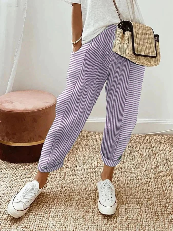 Lore Striped Pants - Asvori Melbourne