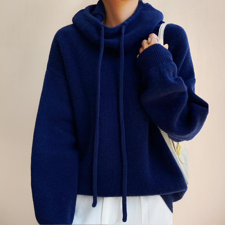 Isabelle Merino wool turtleneck jumper - Asvori Melbourne