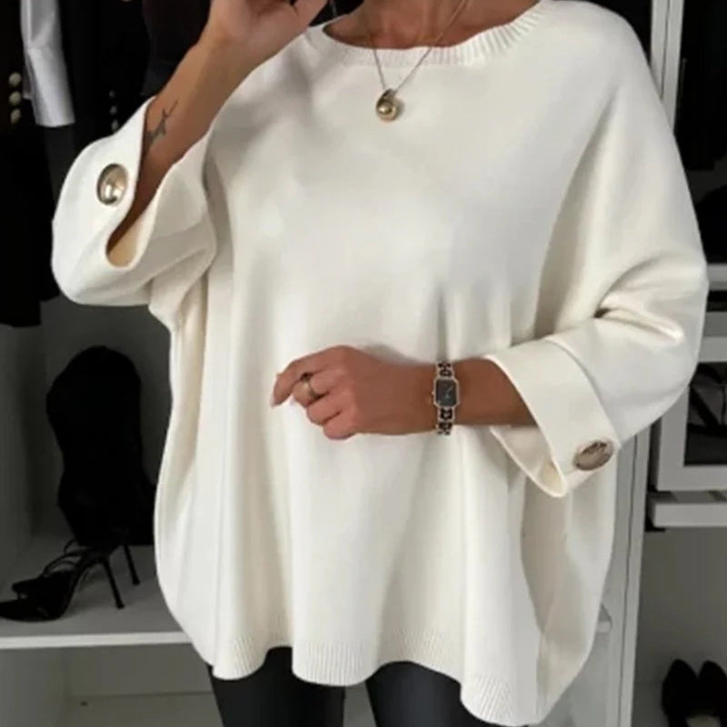 Millie Elegant Button Sleeve Top - Asvori Melbourne