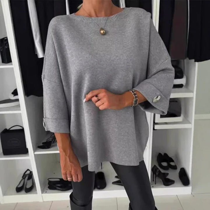 Millie Elegant Button Sleeve Top - Asvori Melbourne